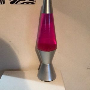 Hot pink lava lamp